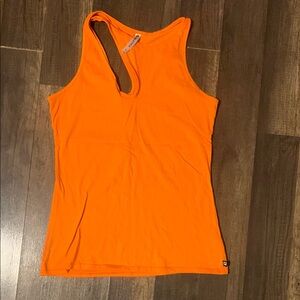 Orange Sleeveless Top